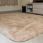 Tapete Peludo Para Sala Extra Macio 200x240cm Nude Casen