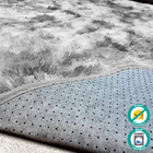 Tapete Peludo Para Sala Quarto Macio - Casu 140x100cm Cinza