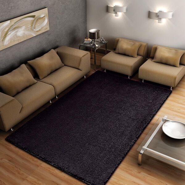 Tapete Peludo Sucess Black 1,00X1,50M - São Carlos