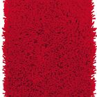 Tapete Peludo Sucess Vermelho 0,50X1,00M - São Carlos