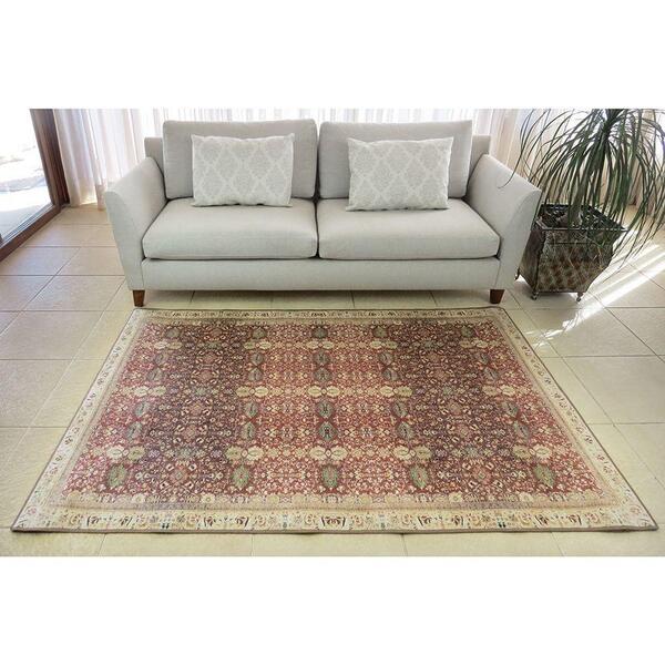 Tapete Persa Casa Oriental Marrom Dourado 200x140cm