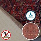 Tapete Persa Sala Quarto Ou Escritório Estilo Vermelho Antide