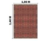 Tapete Persa Sala Quarto Ou Escritório Estilo Vermelho Antide