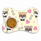 Tapete Pet Ossinho Amarelo Coração E Ossinho