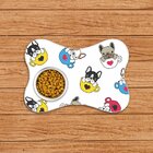 Tapete Pet Ossinho Branco Dog Na Xìcara