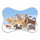 Tapete Pet Ossinho Cachorros Brincando