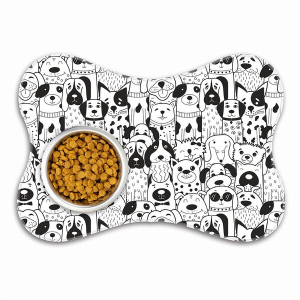 Tapete Pet Ossinho Cachorros Raças Diversas