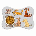 Tapete Pet Ossinho Cachorros Sentados