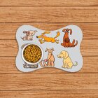 Tapete Pet Ossinho Cachorros Sentados