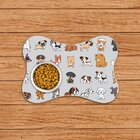 Tapete Pet Ossinho Cinza  Raças Diversas