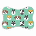 Tapete Pet Ossinho Dog Fundo Verde Raças Diversas