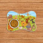 Tapete Pet Ossinho Natureza Cachorros Brincando