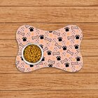 Tapete Pet Ossinho Salmão Estrelinhas