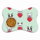 Tapete Pet Ossinho Verde Bulldof Francês Apaixonado