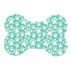 Tapete Pet Patinhas Dog Verde Água