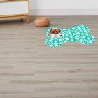 Tapete Pet Patinhas Dog Verde Água