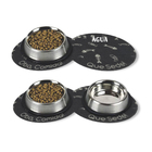 Tapete Pet Oval PVC Preto Áreas Externas e Internas 0,5x0,27m Euro Mats