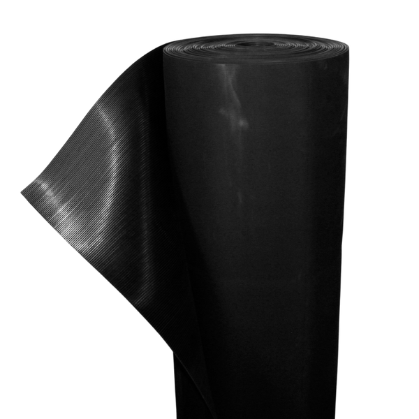 Tapete Piso Borracha Antiderrapante Ripadinho 3mm 1,4m X 20m