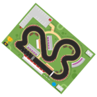 Tapete Pista Carrinhos Corrida Hot Cidade Grande