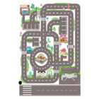 Tapete Pista Carrinhos Corrida Hot Cidade Grande