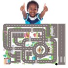 Tapete Pista Carrinhos Corrida Hot Cidade Grande