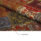 Tapete Pixel Cashimir Vermelho e Marrom 2,90x2,00m