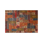 Tapete Pixel Cashimir Vermelho e Marrom 2,90x2,00m