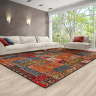 Tapete Pixel Cashimir Vermelho e Marrom 2,90x2,00m