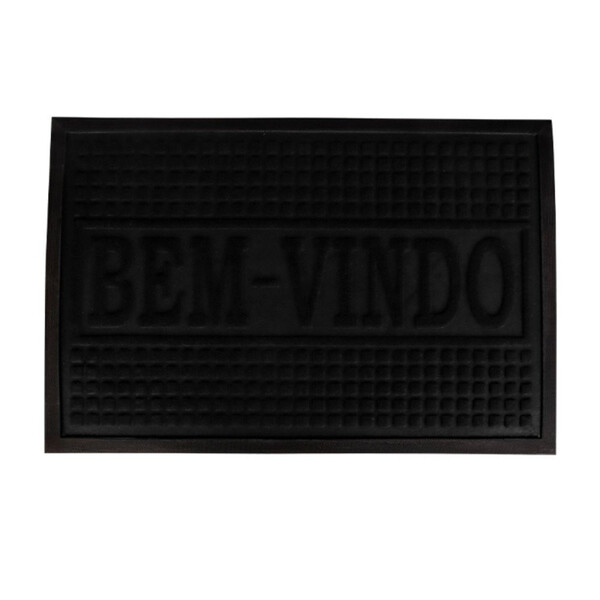 Tapete Porta Capacho Entrada Retangular Bem Vindo