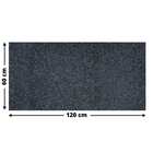 Tapete Porta Capacho Grande Antiderrapante Pvc 60x120 Vr - Gr