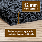 Tapete Porta Capacho Grande Antiderrapante Pvc 60x120 Vr - Gr