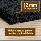 Tapete Porta Capacho Grande Antiderrapante Pvc 60x120 Vr - Pr