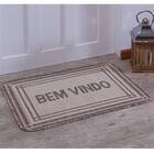 Tapete Porta Flex 45x67 Des 001 Bem Vindo Niazitex