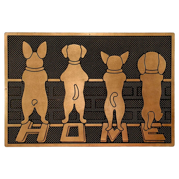 Tapete Porte De Entrada Capacho Borracha 40x60 Iron-3 7908006