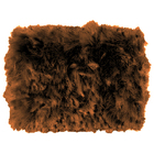 Tapete Pra Sala  Festina Felpudo 1,00mx1,40m Marrom Casen