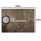 Tapete Pratatêxtil 0,40m X 0,65m Antiderrapante. Capuccino