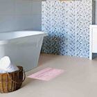 Tapete Pratatêxtil 0,40m X 0,65m Antiderrapante. Rosa