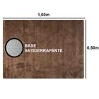 Tapete Pratatêxtil 0,50m X 1,00m Antiderrapante. Chocolate