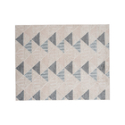 Tapete Polipropileno Premiere Bege e Cinza 1,00x1,50m Via Star