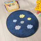 Tapete Premium Baby Céu 65cm Azul Marinho Guga Tapetes