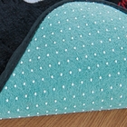 Tapete Premium Baby Coroa 86cm X 64cm Azul Turquesa Guga Tape