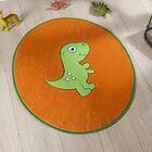 Tapete Premium Baby Dino Baby 78cm X 68cm Laranja Guga Tapetes