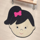 Tapete Premium Baby Menina Livia 72cm X 64cm Preto Guga Tapet