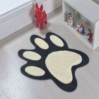 Tapete Premium Baby Patinha 76cm X 62cm Preto Guga Tapetes