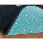 Tapete Premium Baby Urso Fofo 74cm X 70cm Azul Turquesa Guga