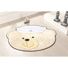 Tapete Premium Baby Urso Marinheiro 78cm X 58cm Palha Guga Ta