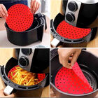 Tapete Protetor Em Silicone Para Air Fryer Redondo Lyor 18 5c