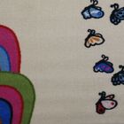Tapete Pucca 100x150 01 Infantil Borboleta