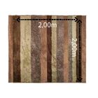 Tapete Quadrado 2,00m X 2,00m Sala, Quarto, Antiderrapante. L