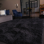 Tapete Quarto 200x140cm Confort Preto Casu